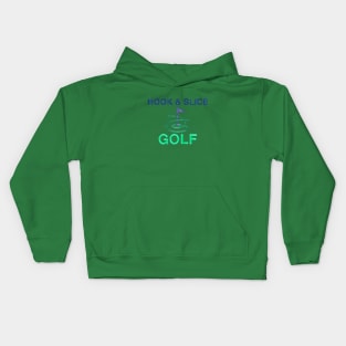 Hook and Slice Golf Kids Hoodie